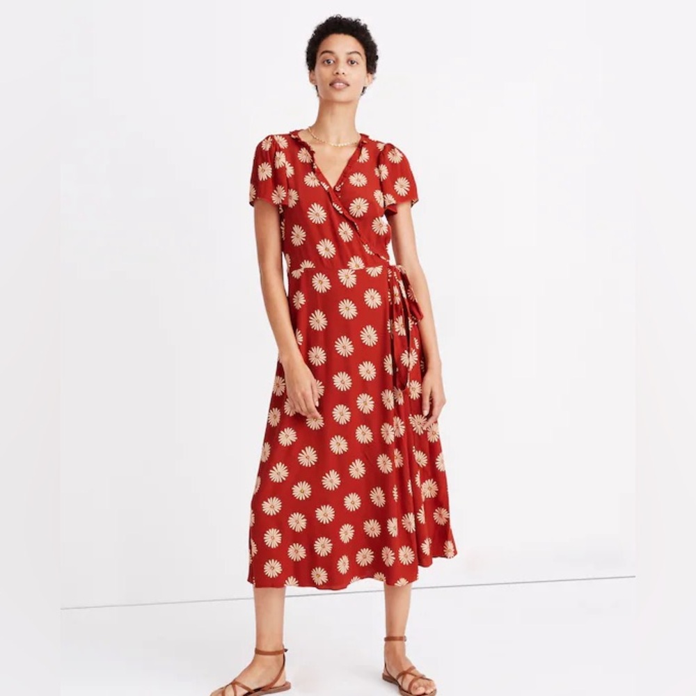 Madewell wrap dress- NWT